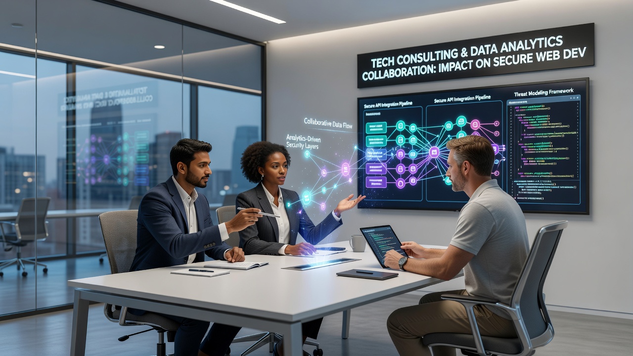 Integration of data analytics outputs into tech consulting strategies for retail security