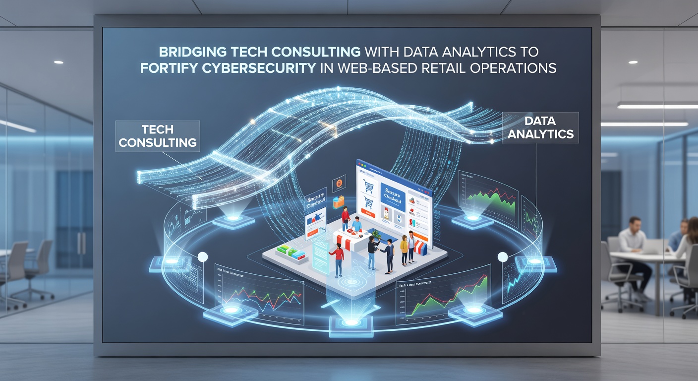 Data visualization dashboards used in retail cybersecurity monitoring