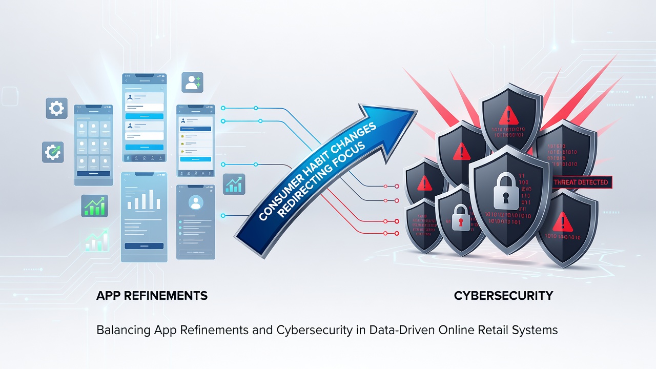 Consumer habits shifting in online retail environments with data analytics guiding app and security decisions