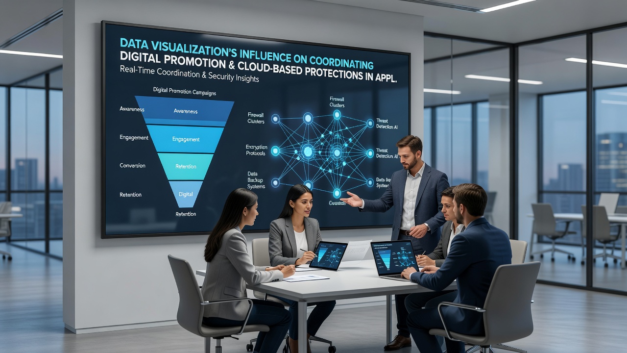 Interactive charts showing resource allocation between digital marketing efforts and cloud protection layers during retail application scaling
