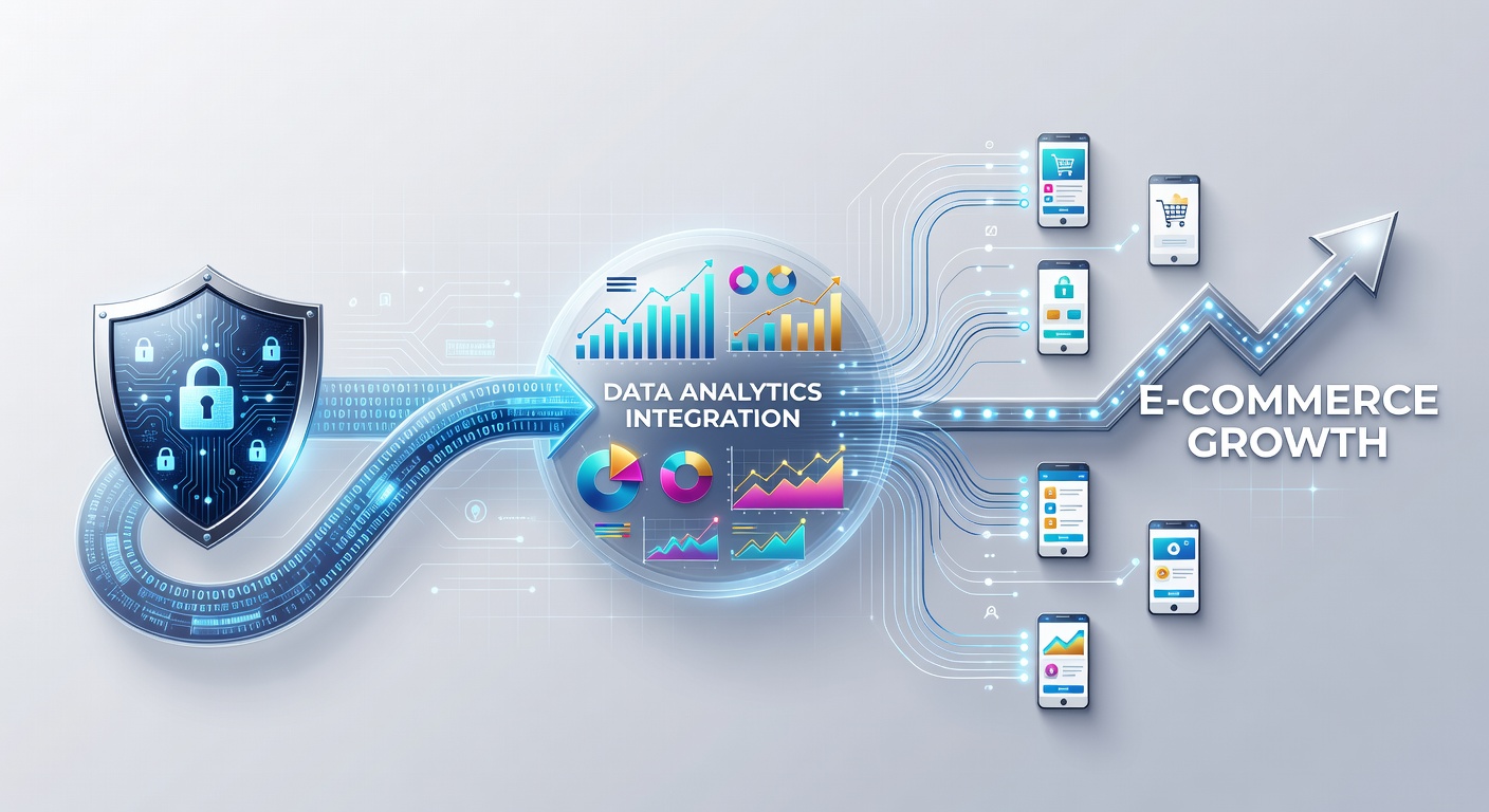 Analytics integration meeting cybersecurity checkpoints in e-commerce mobile applications